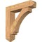 Ekena Millwork Imperial Arts and Crafts Smooth Bracket w/ Offset Brace, Western Red Cedar, 7 1/2"W x 34"D x 34"H BKT0806X34X34IMP03SWR - alternate 1